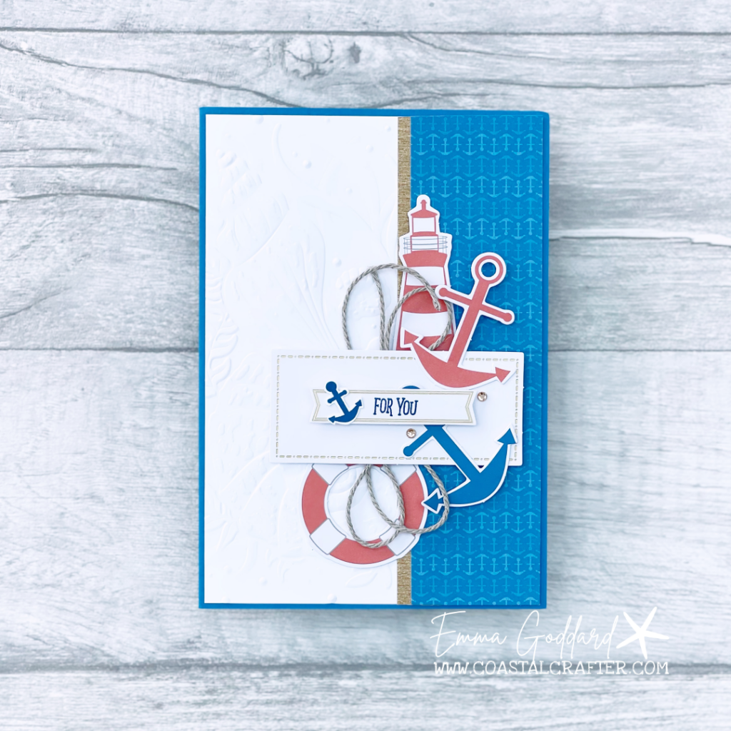 Pacific Point Card using the You are my Anchor Card Kit from Stampin' Up!