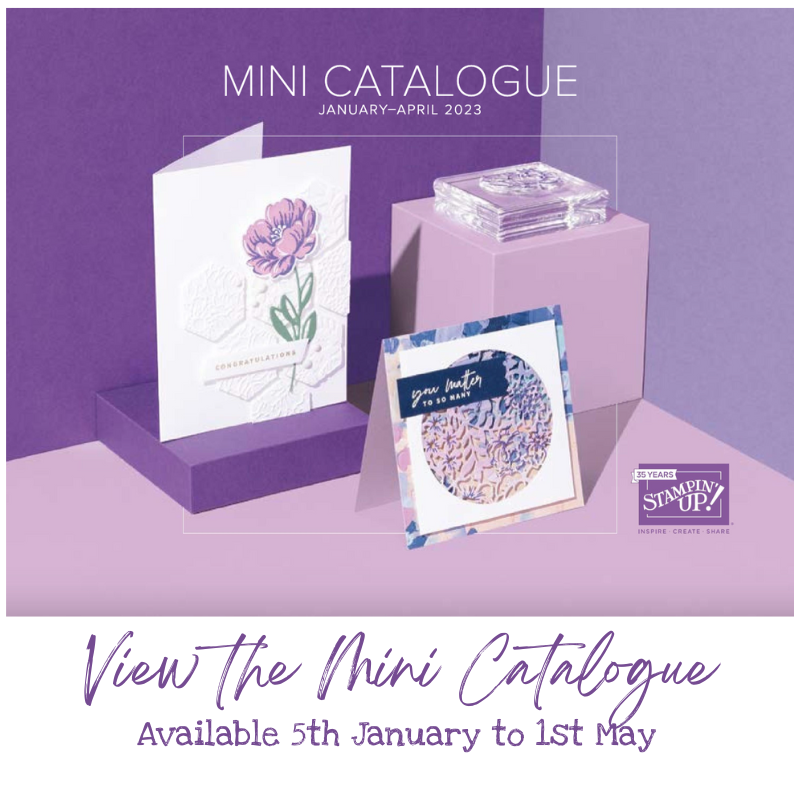 Jan to April Mini Catalogue UK Demonstrator